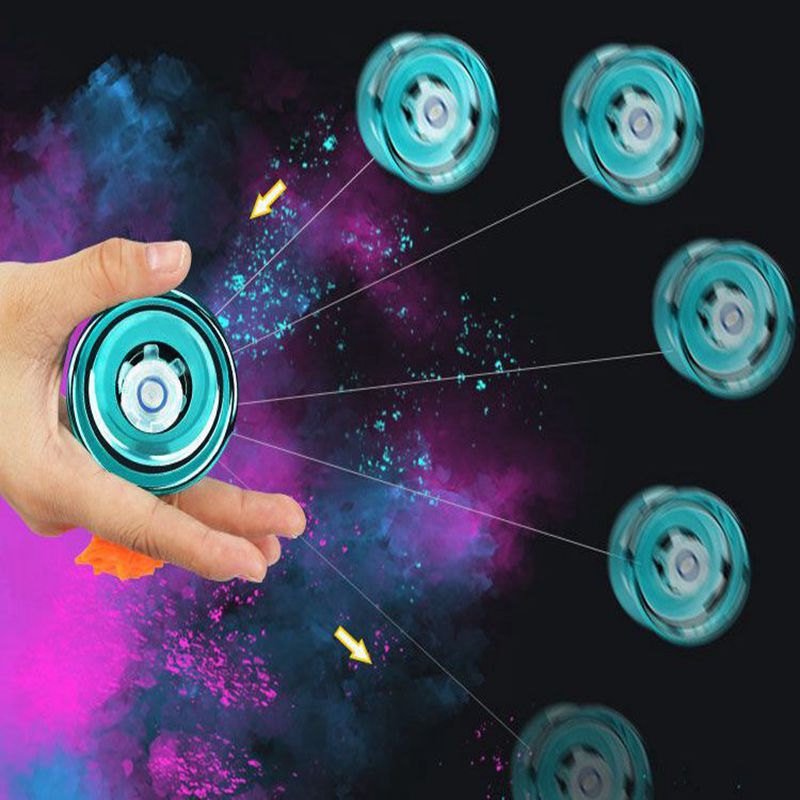 YoYo de aleación de aluminio para niños y adultos, rodamiento de bolas YoYo para principiantes, juguete interesante de clásica, 1 ud.