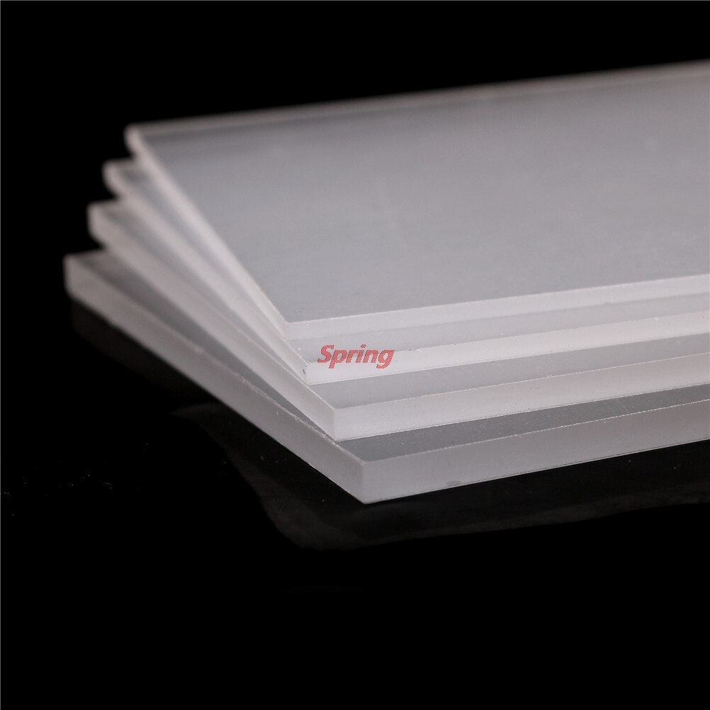 1pcs 2-5mm thickness Clear Acrylic Perspex Sheet Cut Plastic Transparent Board Perspex Panel