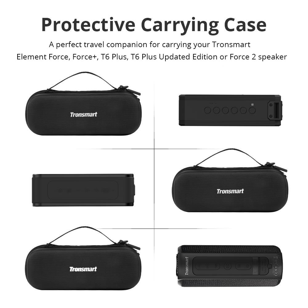 Tronsmart Force Carrying Case Bluetooth Speaker Cover Speaker Accessories for Element Force, Force+,and T6 Plus Wireless Speaker