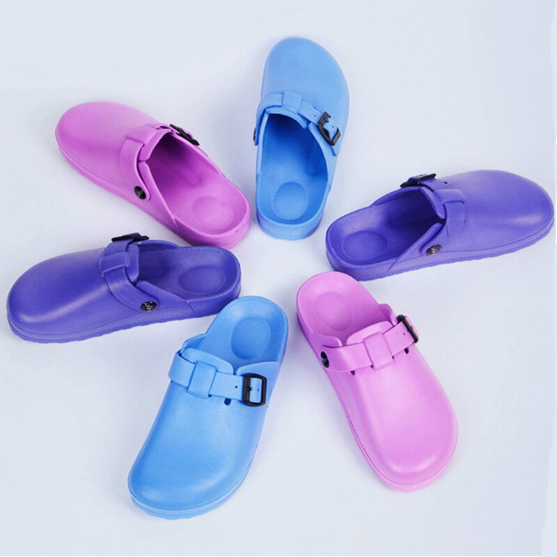 Medische Schoenen Doctor Verpleegkundigen Beschermende Schoeisel Operatiekamer Klinische Ziekenhuis Klompen Slippers Schoenen Man Vrouwen Strap Werk Schoenen