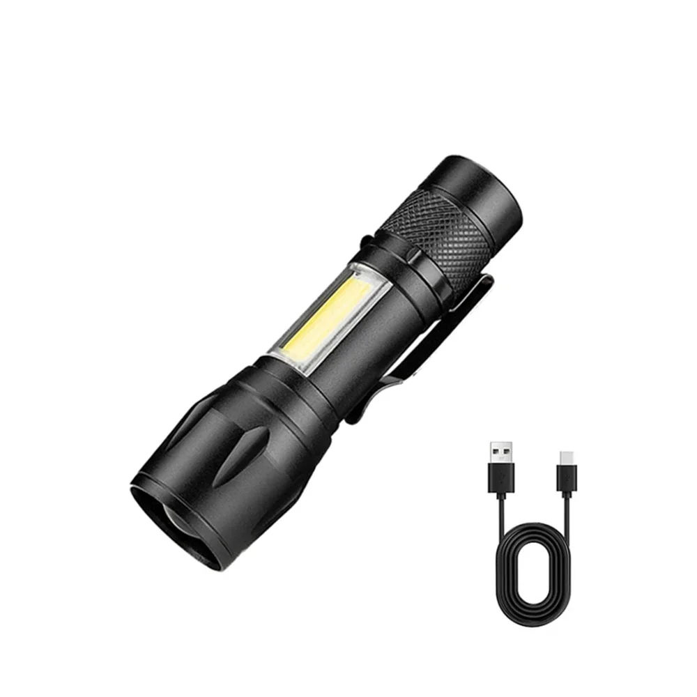 Flashlight Fast Strong LED Flashlight Fast Type C Rechargeable Lig... – Grandado
