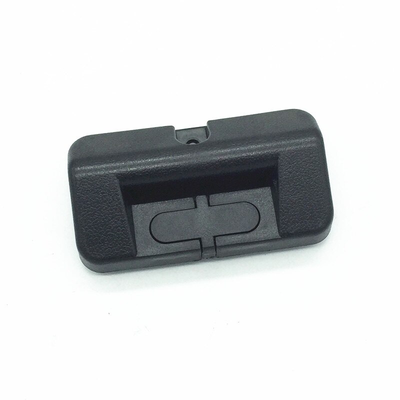 Piezas de plástico de cinturón de tres puntos de asiento de coche, piezas de automóvil rectangulares, componente de cinturón de seguridad, bucle de Pilar, piezas de repuesto de coche, anillo de guía, 10 Uds.: Negro