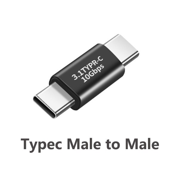 USB3.1 Micro usb Type-c 2 in 1 otg Plug jack Power Connector Charging Adapter Type-C Extension Cable for Laptop Tablet Phone: Blue