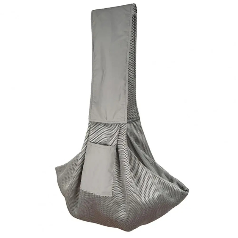 Hondendraagdoek Ergonomische handvrije draagdoek voor kleine honden en katten Ademend gaas met opbergvak Premium huisdierdraagtas: green