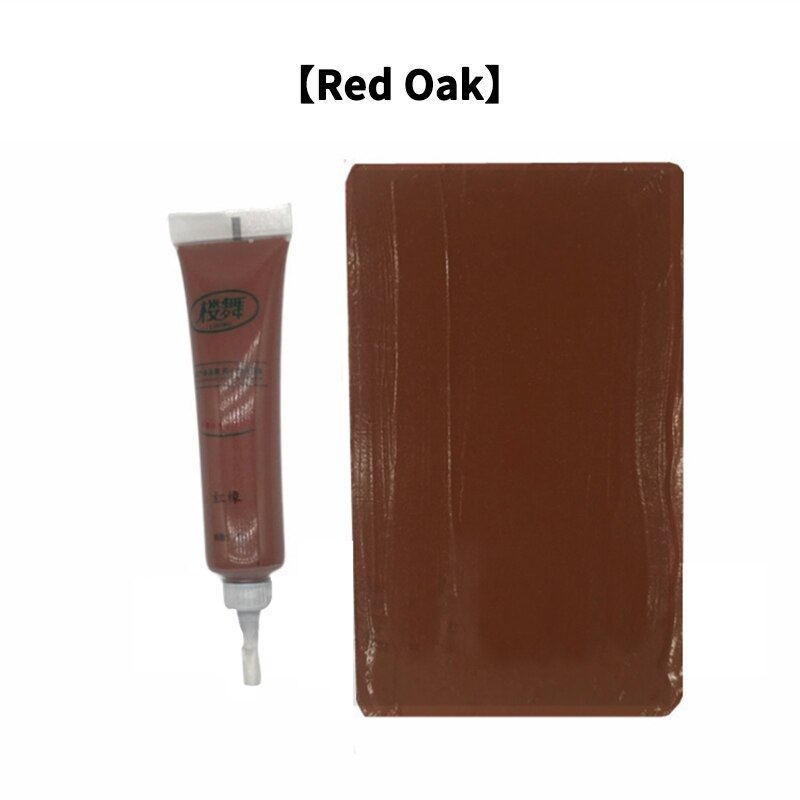 20 Color Wood Furniture Repair Paint Wax Solid Wooden Refinishing Paste Floor Furniture Scratch Fast Remover Repair Paint Tool: Red Oak