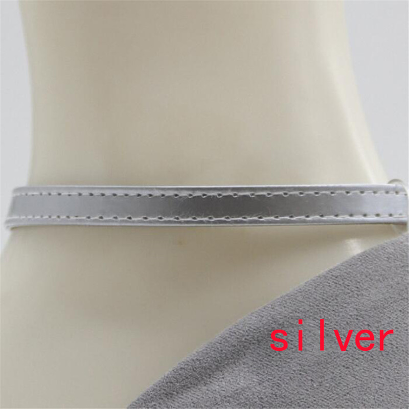 1 paio di lacci regolabili alla moda per tacchi alti cintura per scarpe caviglia che tiene le donne allentate fascio antiscivolo lacci cinturini cinturino: Argento