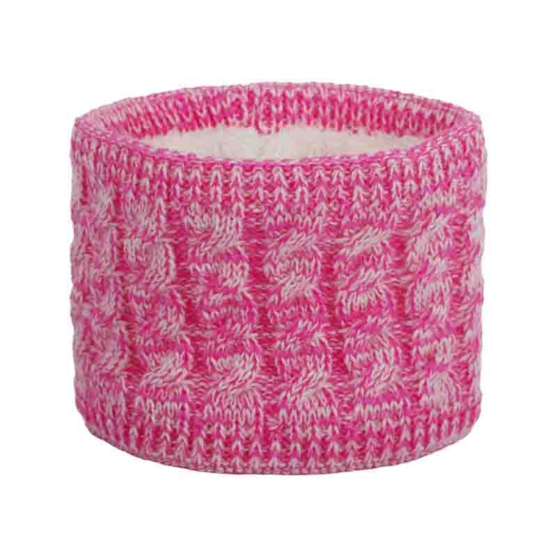 Écharpe chaude en velours pour enfants de 0 à 2 ans, automne et hiver, laine tricotée, col de couleur unie, homme et femme, mignon, A98: multicolor04