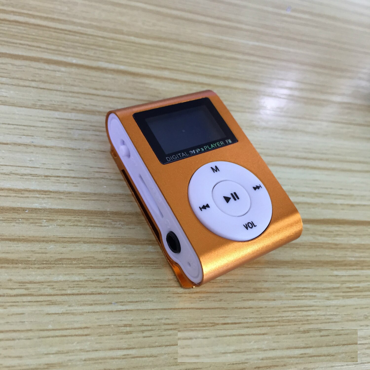 ZUIDID MP3 Player - 1.0 Inch Screen - Metal Shell - TF Card Support - FM Radio - Clip Sport Music Player: Orange (MP3 only)