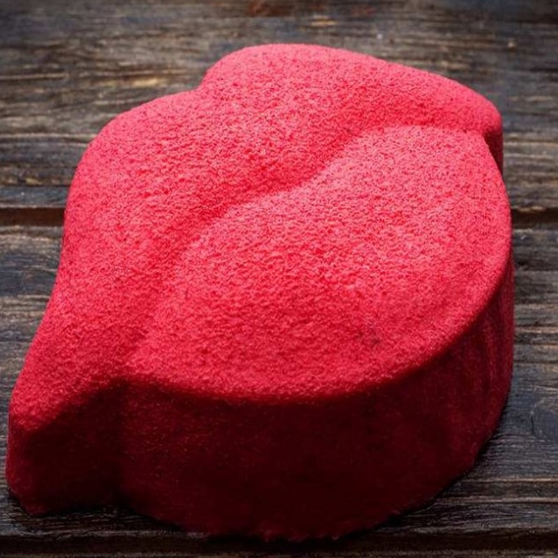 3d mund læber formet fondant kage silikone form til polymer ler chokolade form wienerbrød sæbe slik fremstilling af forme dekorationsværktøj