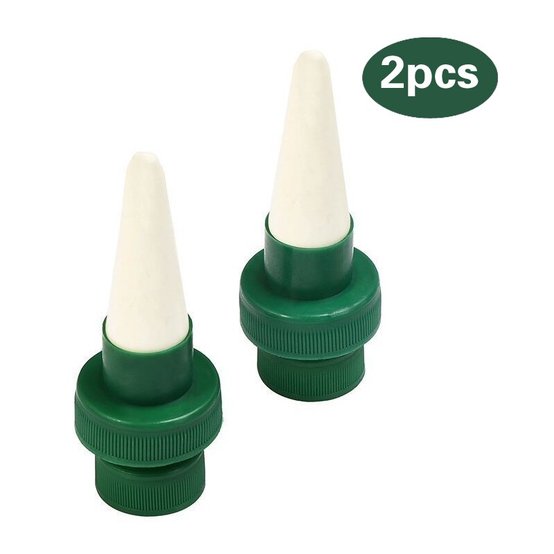 1/2/4pcs Plant Waterer Ceramic Self Watering Spikes Automatic Flower Drip Irrigation Watering Stake System for Indoor Plant: 2pcs