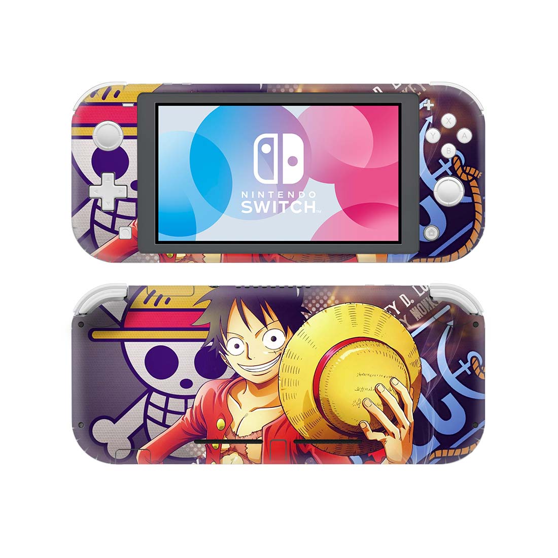 Adesivo Skin in vinile stile Luffy One Piece per Nintendo Switch Lite NSL pellicola protettiva Cover Skin 15 stili disponibili