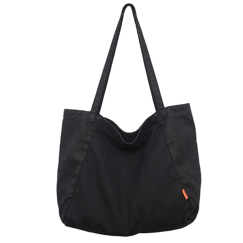Borsa a tracolla da donna di alta qualità borse da donna in tela tinta unita per donna borsa Shopping Tote Casual moda femminile