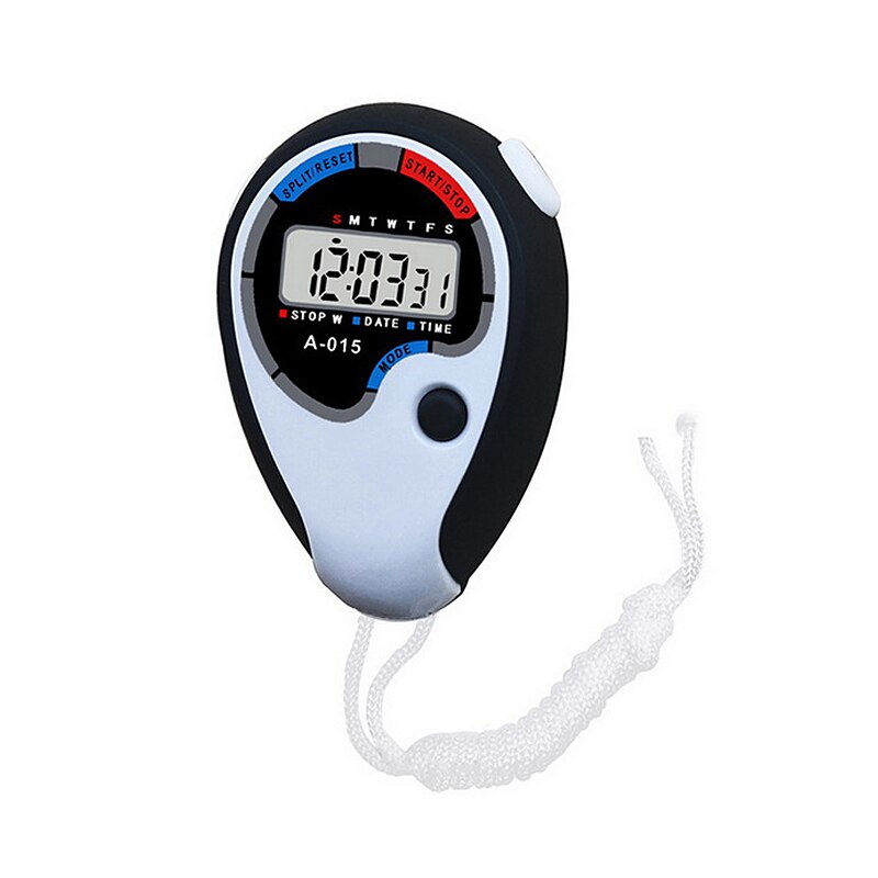 Electronic Digital Stopwatch Multifunctional Running Timer TS-1809 for Sport Swimming Competition Training Timer Cronômetro: M350-black