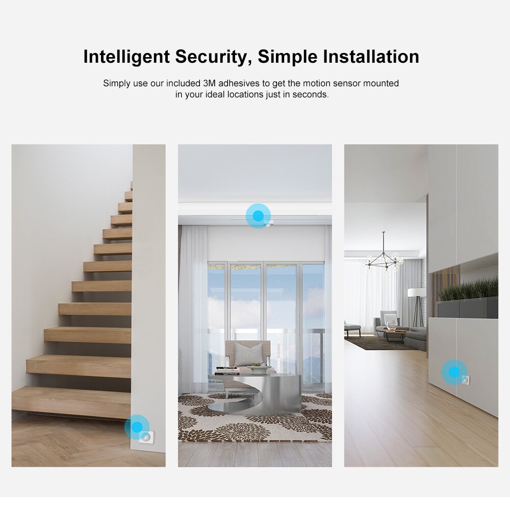 SONOFF SNZB-03 capteur de mouvement ZigBee détecter le déclenchement de mouvement alarme alerte Notifaication fonctionne avec l'application SONOFF ZigBee pont eWeLink