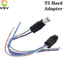 Ysy 1 stk  t10 w5w t5 hårde sclerosal pæreholder adaptere kabel led pære stik sokkel kile base pære stik