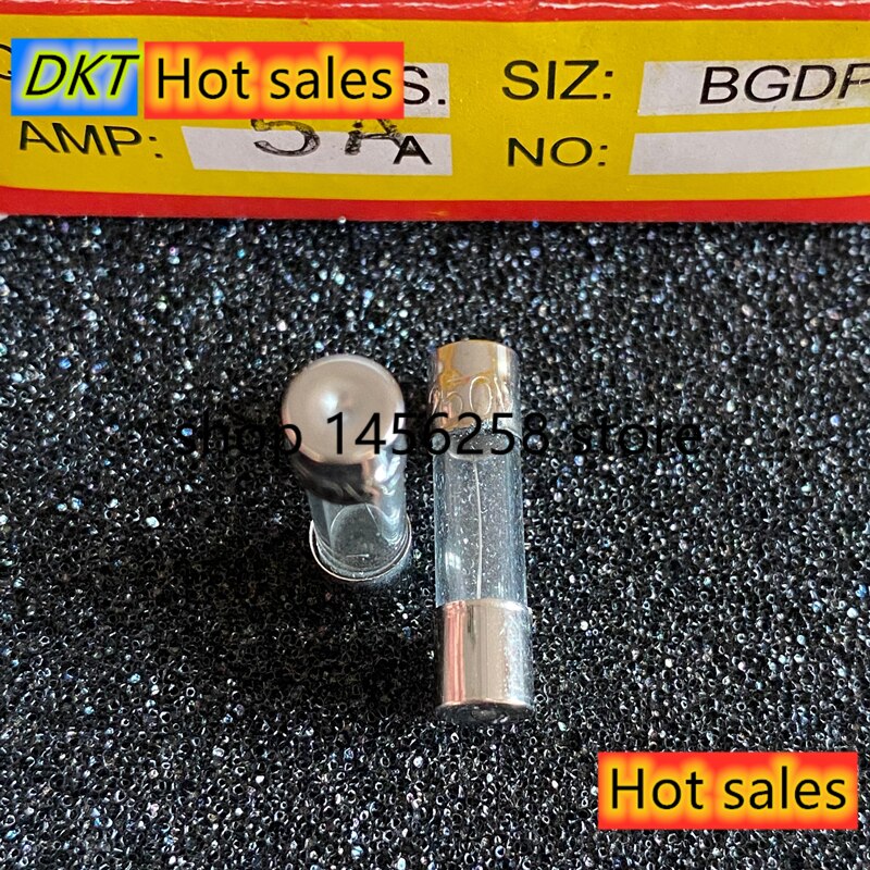 10PCS 250V 0.1A 0.2A 0.25A 0.3A 0.5A 0.75A 1.5A 1A 5*20 5*20mm 5x20mm 5mmx20mm Fast Blow Glass Fuse