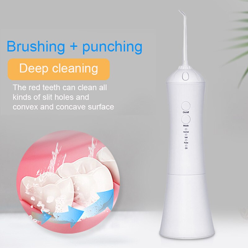 Elektrisk ledningsfri usb hurtigopladning dental spa maskine tandblegning til familie tandtråd vand vanding ren mund