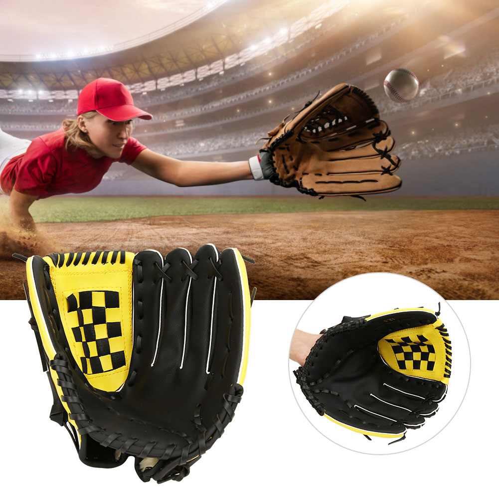 10.5/11.5/12.5 tommer højre hånd pu læder baseball handske baseball softball træningshandsker guantes beisbol læder