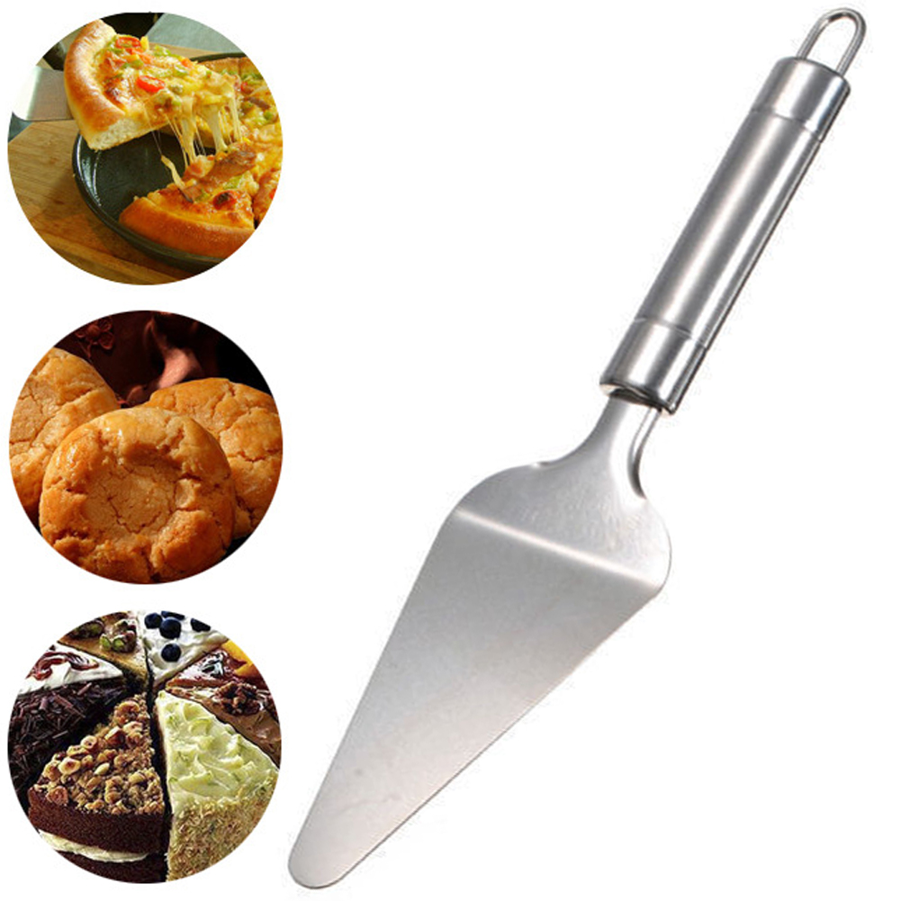 Cheese Pie Cutter Stainless Steel Slicer Spatula Baking Tool Cake Server Pizza