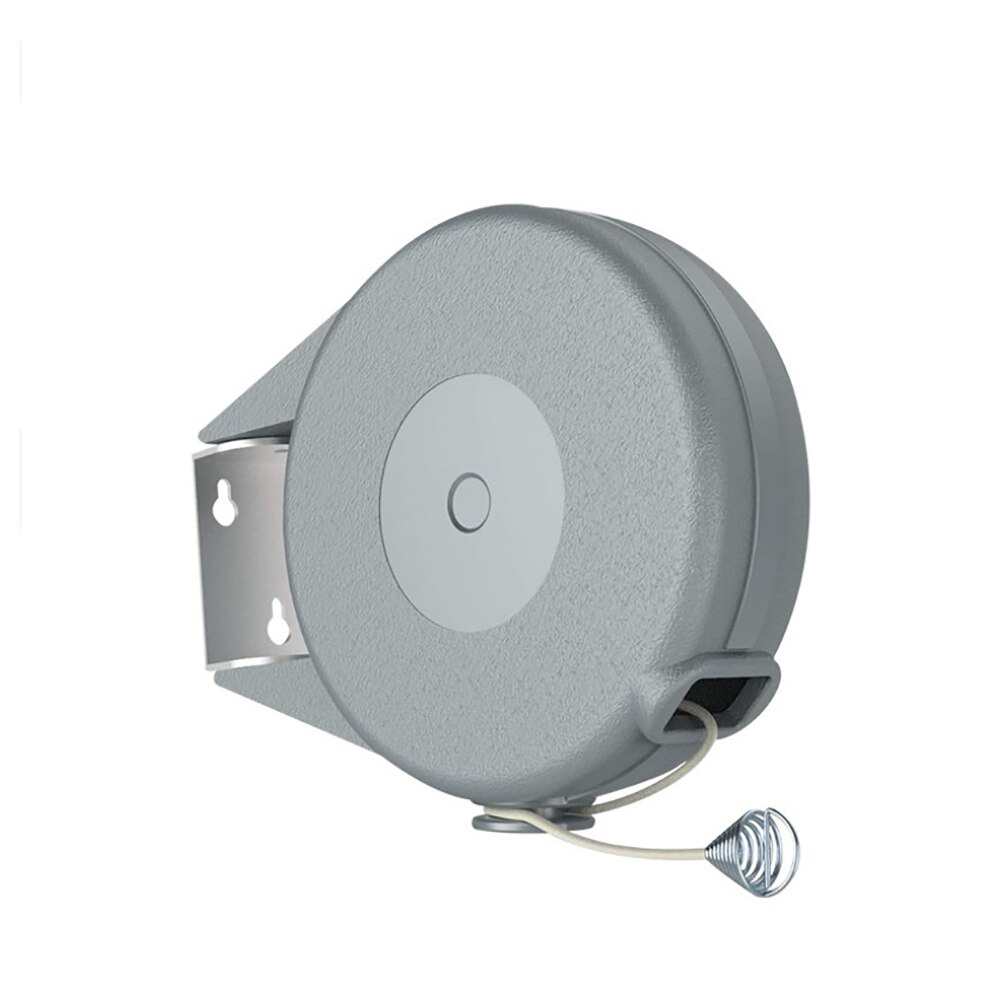 Retractable Clothesline Portable Heavy Duty Indoor Outdoor Single Clothes Drying Rack Retracting Clothes Line with Wall Hanging