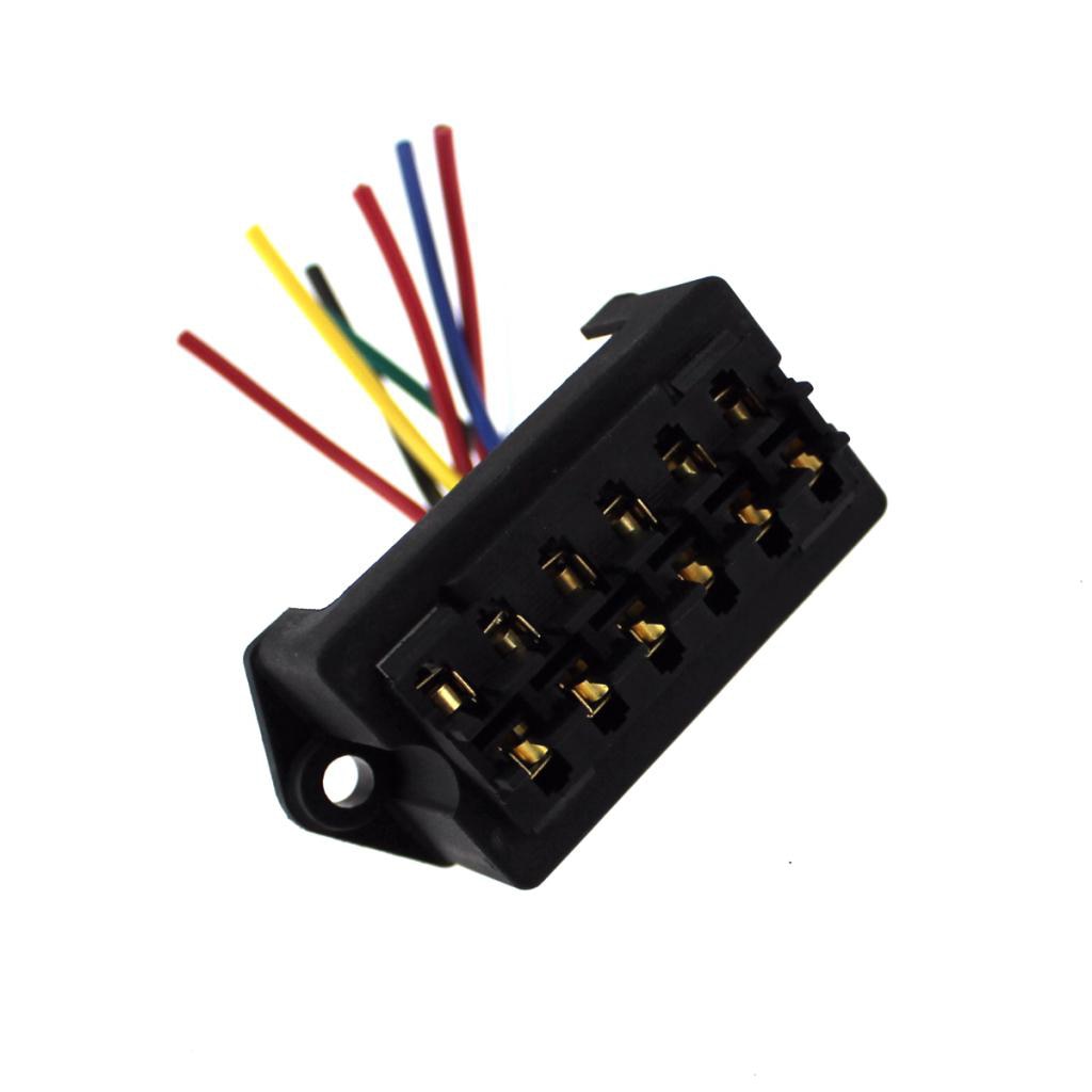 Automotive 6-Way Fusebox Fuse Holder Block For ATC ATO Terminals