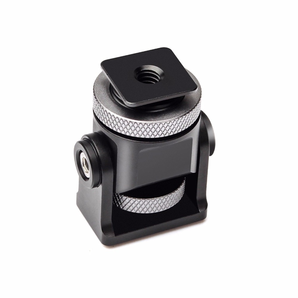 EzRig-01 Monitor Holder Mount On Camera Pan 360 degree Tilt 180 degree with Cold Shoe Mount and 1/4'' Mount
