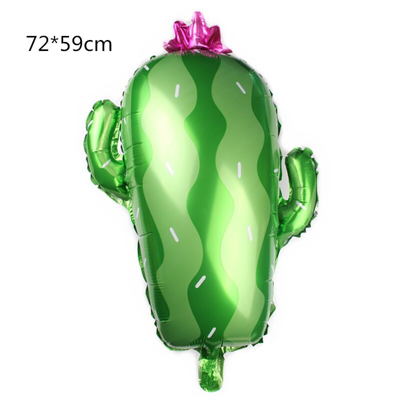 Ballon en film d'aluminium cactus, dessin animé plante, fournitures de décoration et d'arrangement pour fête d'anniversaire et mariage,: Gris clair