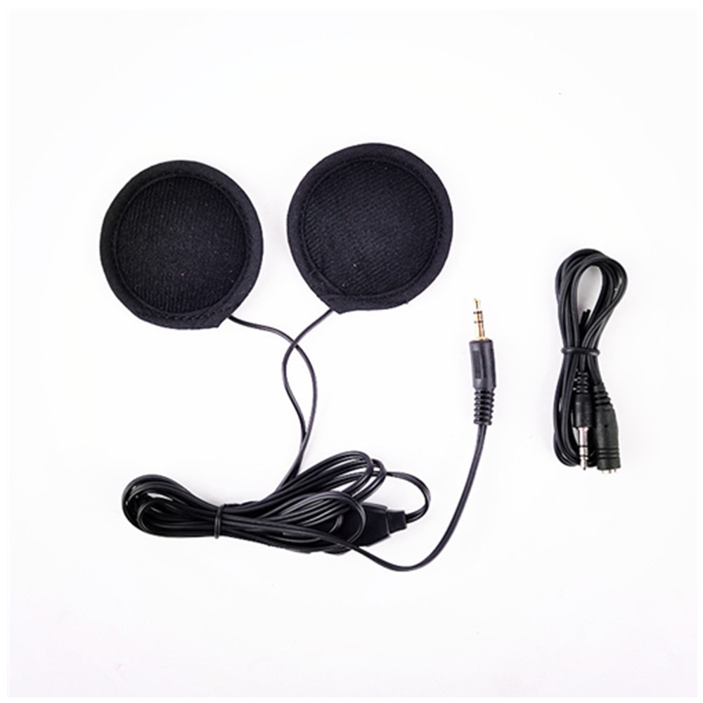 1 Paar Motorfiets Helm Headset Stereo Luidsprekers Oortelefoon Voor MP3 MP4 Telefoon