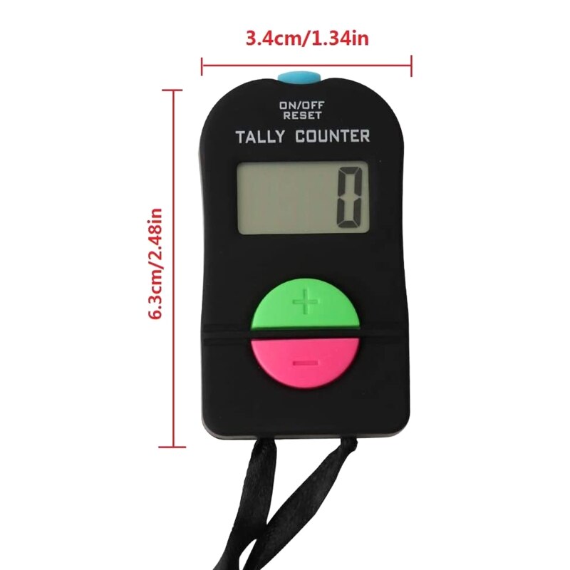 Accurate Electronic Hand Clicker Counter Electronic Up Down Clicker Counter Handheld Mechanical Number Click Counter