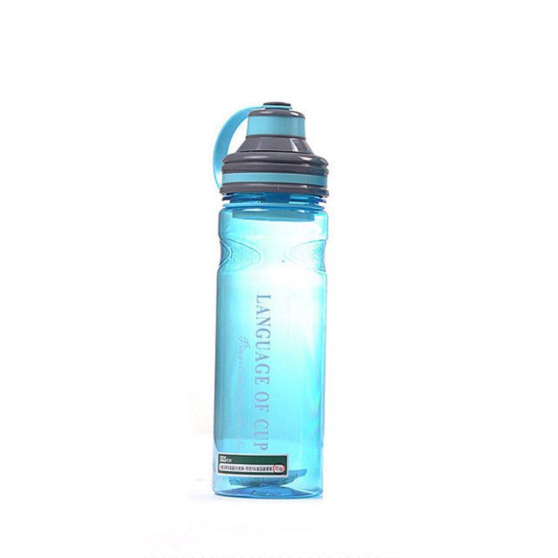 Tragbare Wasser Flasche Hohe Kapazität Kunststoff Sport Flasche für Studenten Reisen Protein Shaker Mein Trinken Flasche BPA FREI: 1000ML / Blau