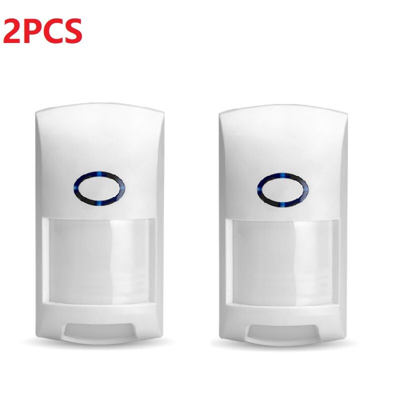 Aubess Tuya Smart WiFi Infrared Detectors Outdoor Wireless PIR Alarm Motion Sensor Smart Home Security Alexa Google Home: 2Pcs