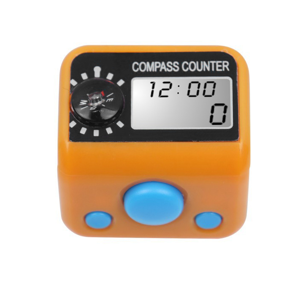 Contador de dedo con conteo de 5 dígitos, 0-99999, tipo anillo portátil, pantalla Digital Manual electrónica, contador de botones para almacén