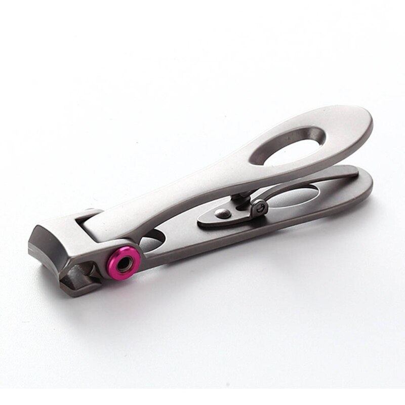 Nail Clipper Wide Jaw Opening Stainless Steel Toenail Cutter with Nail File Large Fingernail Trimmer for Men Women: S-S