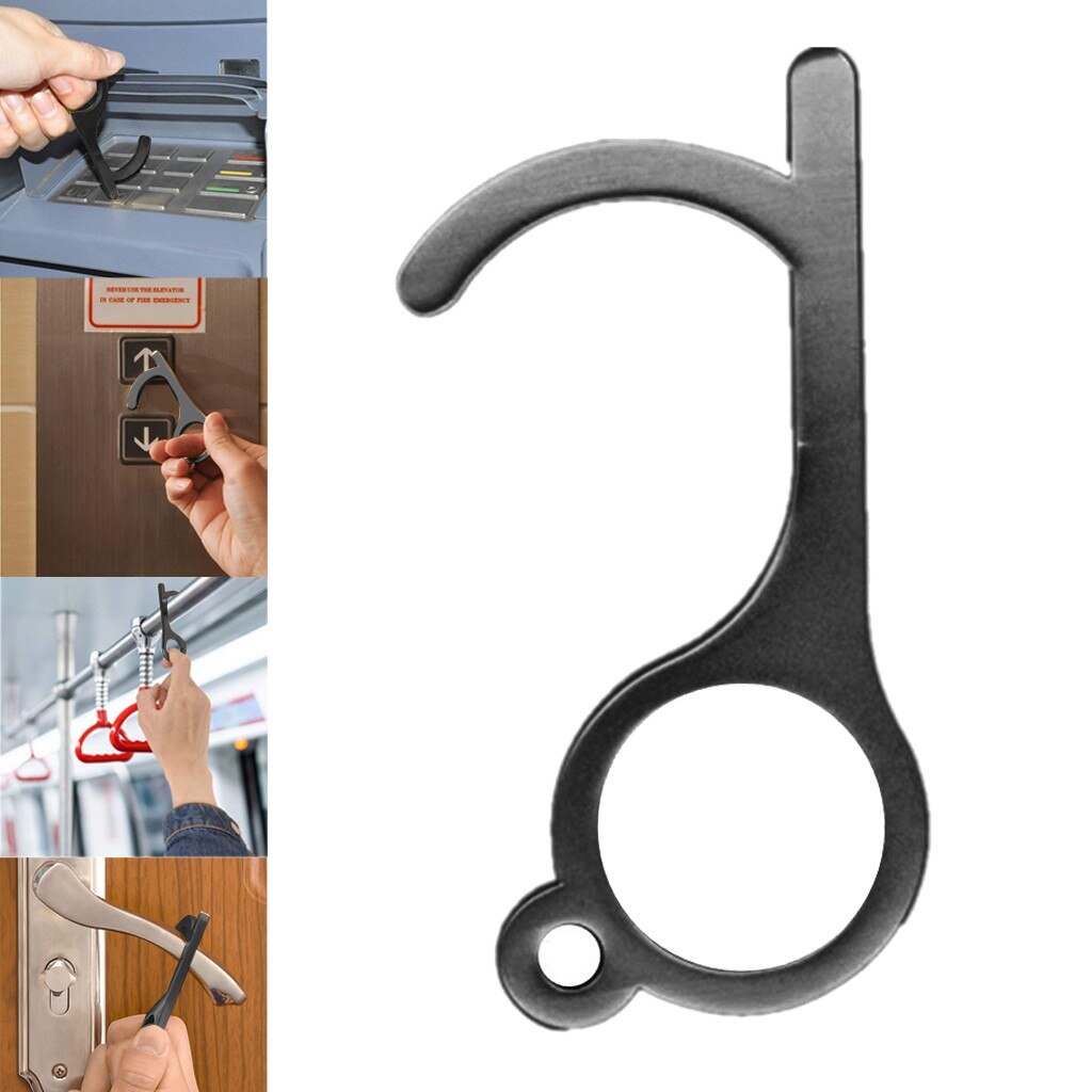 Contactless Safety Door Opener Safety Protection Isolation Brass Key Door Opener