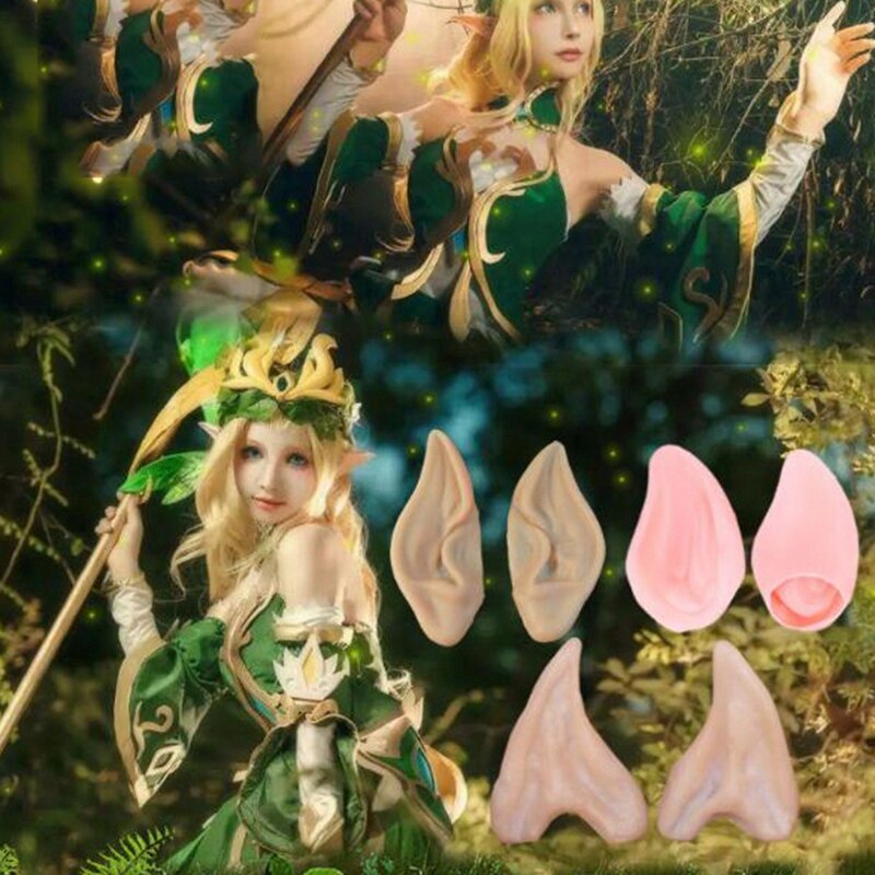 10 paar halloween elfenoren, neppe oren, gebruikt voor festivals en feesten, aankleden en dansrekwisieten