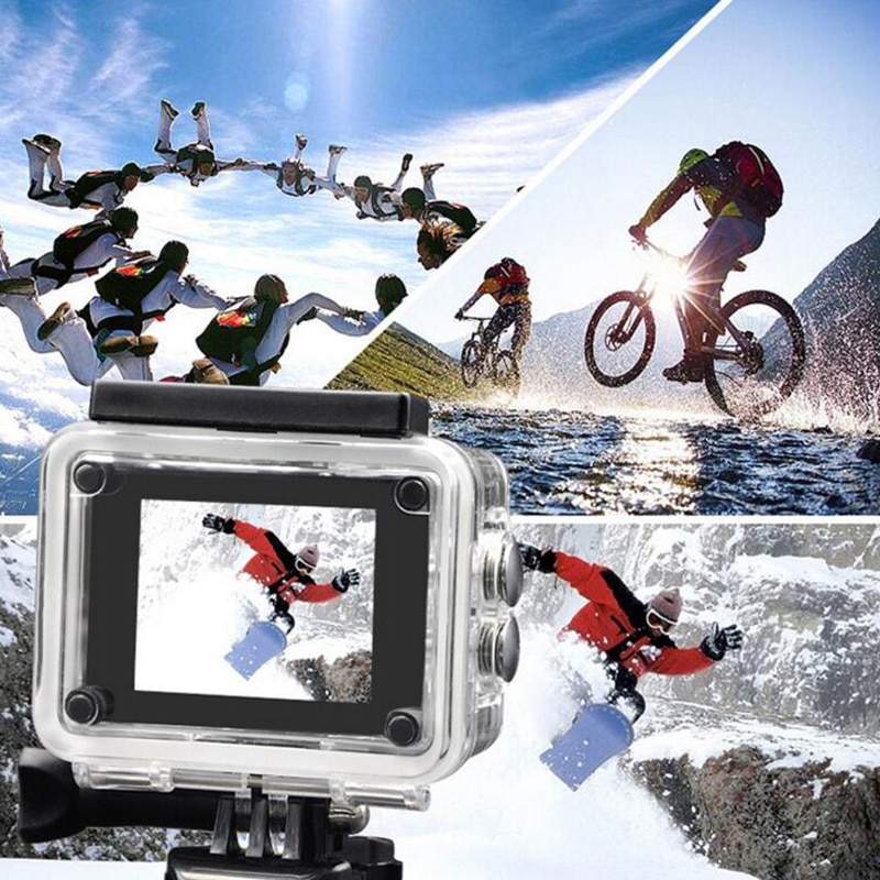 Wireless Wifi Camera HD 4K Waterproof Wide Angle 2.0 Inch Screen for Outdoor Action Sports NC99