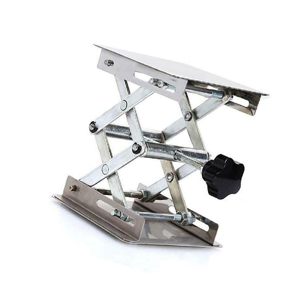 Rvs Verstelbare Lab Stand Tafel Rack Schaar Lab-Lift Lifter Voor Science Experiment 10X10 Cm Houtbewerking bankjes