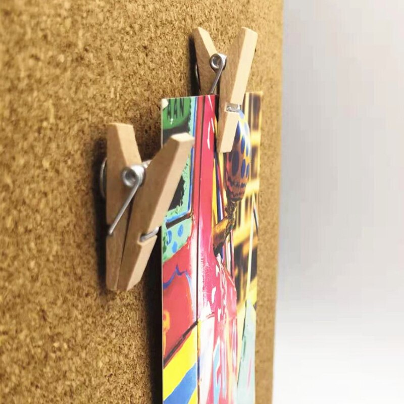 Clips Pushpins Tacks Thumbtacks Push Pins with Wooden , Paper Clips with Pins for Cork Boards Notes Photos Wall and Cr