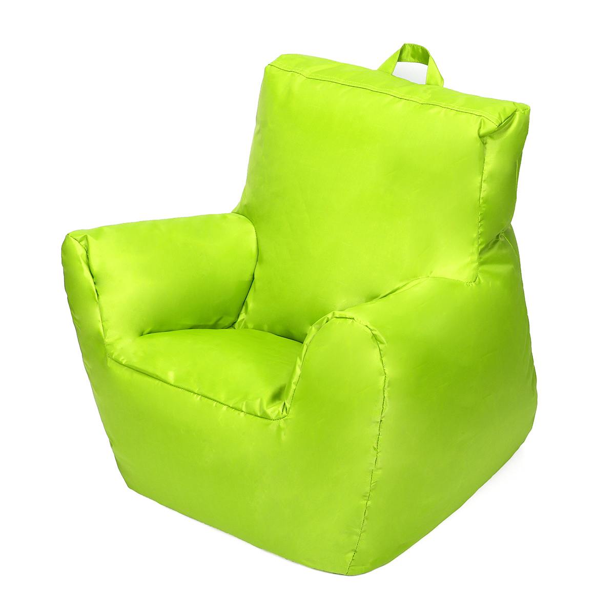 420D Oxford Cloth Lazy Sofas Cover Chairs Bean Bag Sofas Lounger Seat Bean Bag Pouf Puff Couch Tatami Living Room for Children: Green