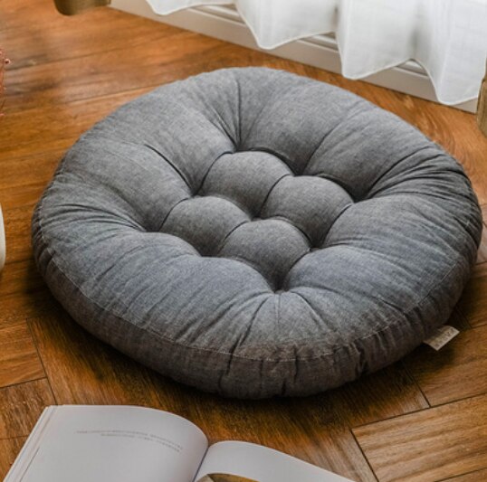 Futon Kussen Stoel Kussen Slaapkamer Erker Kantoor Rieten Stoel Ronde Super Zachte Verdikking Bureaustoel Stoel Kussen: Bourgondië / 55x55cm