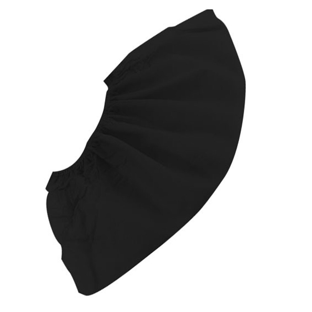 Cubierta de zapato desechable no tejida, 100 piezas, negra, gruesa, no tejida, antideslizante