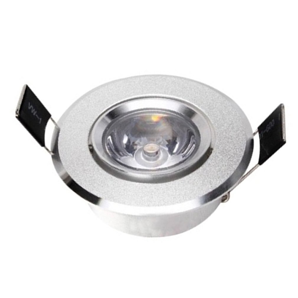 1W LED Ceiling Spotlight 85-265V Large Lens Spotlight Jewelry Showcase Clothes Shoes Shop Lighting Lamp Bull Eye Lamp