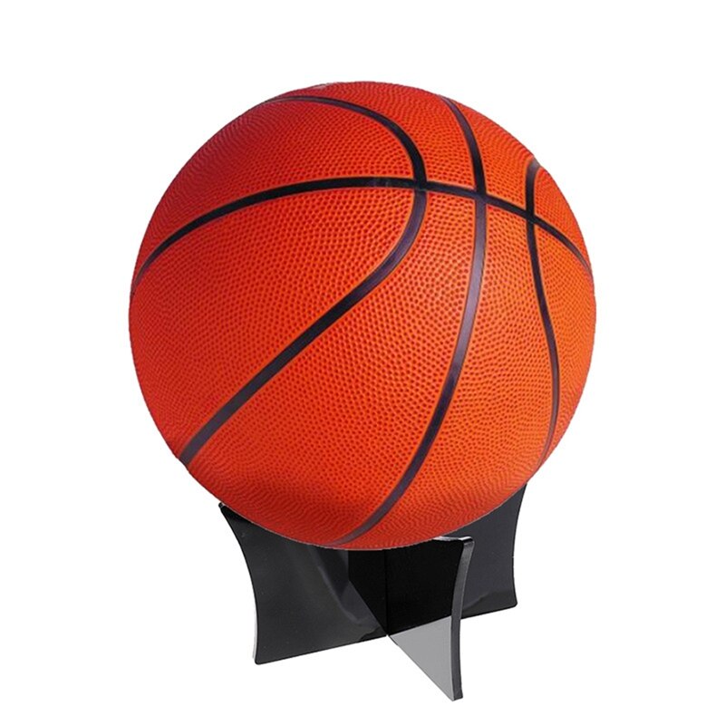 Acrylic Multi-function Basketball Ball Stand Display Holder Ball Rack Support Base Rugby Display Stand Football Bowling Ball