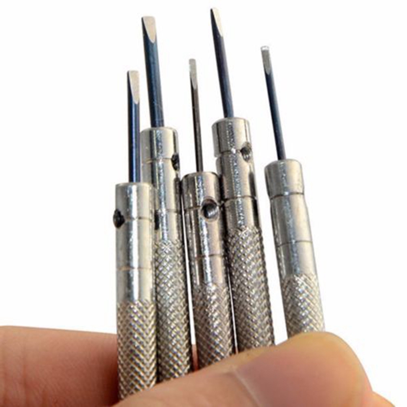 0.6Mm-2.0Mm 13Pcs Watchmakers Screwdrivers Set Watch Glasses Flat Blade Assort Slotted Flat Screwdrivers Set, Jewellers Wa