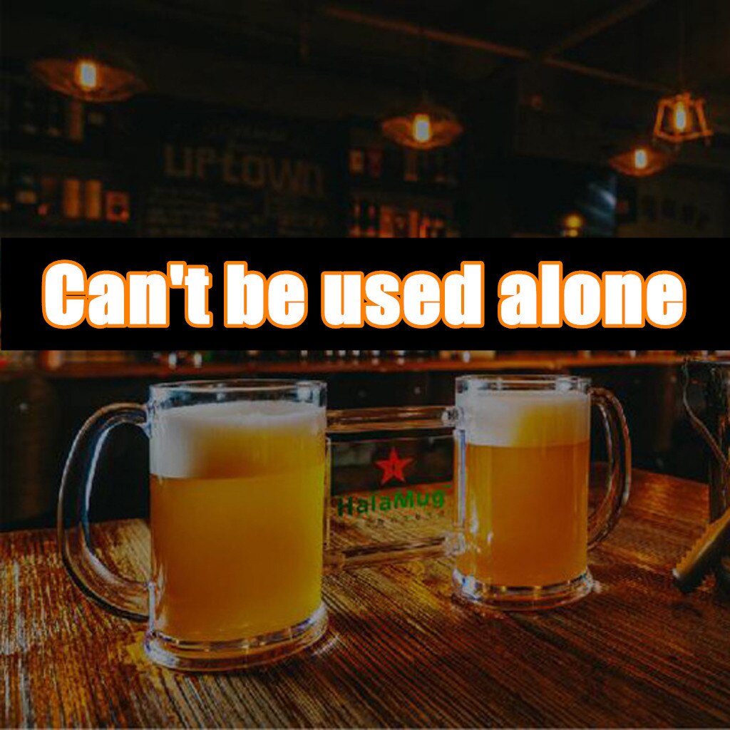 Double Beer Mug Party Party Mug Dating Tool Beer Mug Siamese Wine Glass CD