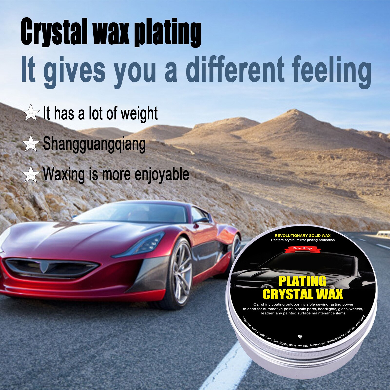 Auto Galvaniseren Crystal Coating Wax Waterdicht En Anti-Fouling Onderhoud Auto Wax Autolak Kras Reparatie Wax