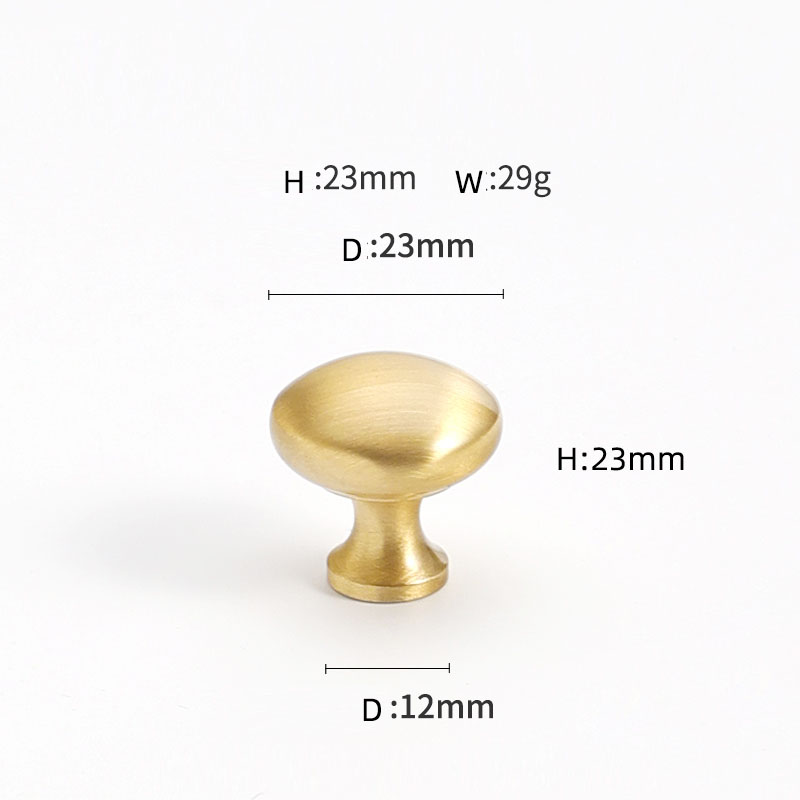 Brass Round Ball Furniture Handles Drawer Knobs Cabinet Gloden Wardrobe Door Pulls Modern Minimalist Bathroom cabinet: black