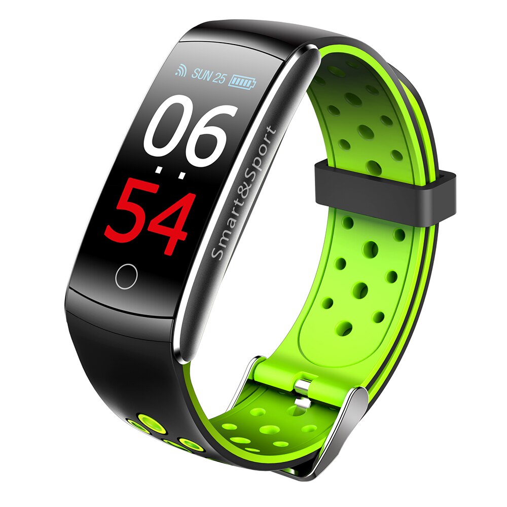 Lixada Stap Counter Stappenteller Horloge Gezondheid Monitoring Fitness Horloge Waterdicht Pols Stappenteller Bericht Herinnering: green