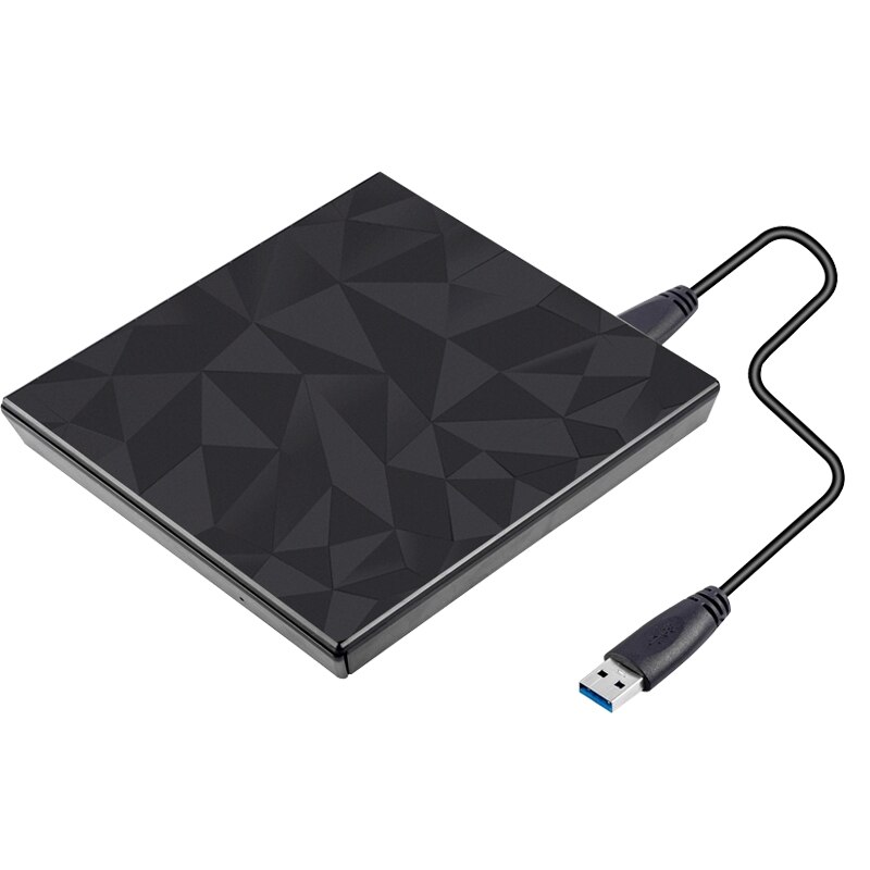 Externe Cd Dvd Drive Dvd Speler Usb 3.0 Ultra Dunne Optische Drive Voor Laptop Mac Desktop Venster 10 8 7 xp: Default Title