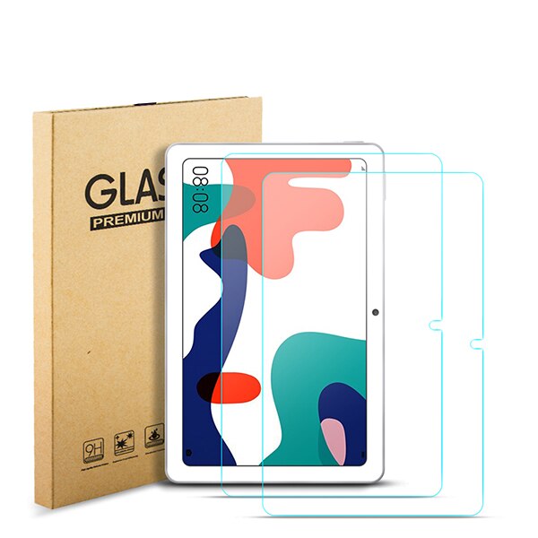 Gehard glas voor huawei matepad 10.4 bah 3-w09 screenprotector krasbestendig hd-folie 2 stuks: Default Title